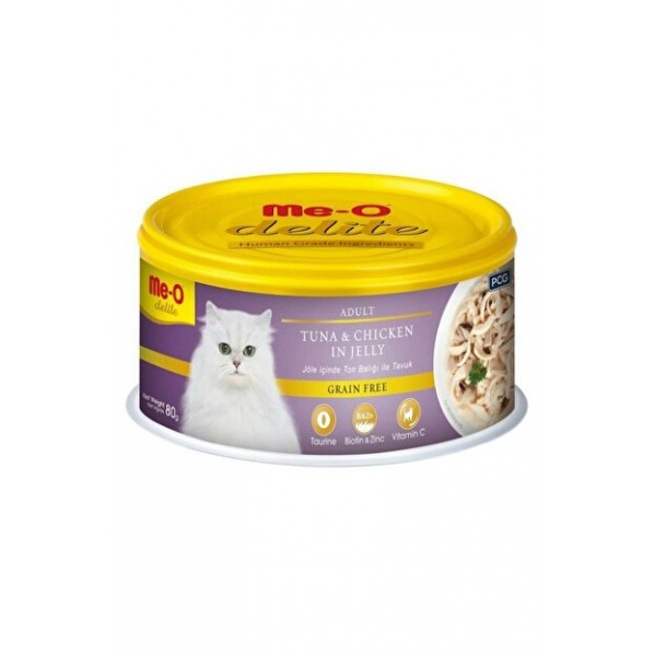 ME-O DELİTE TUNA&CHİCKEN JÖJELİ 80GR KONSERVE KEDİ MAMASI